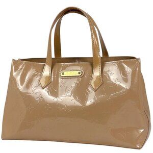 Louis Vuitton Wilshire PM Enamel Tote Monogram Vernis Rose Florentine